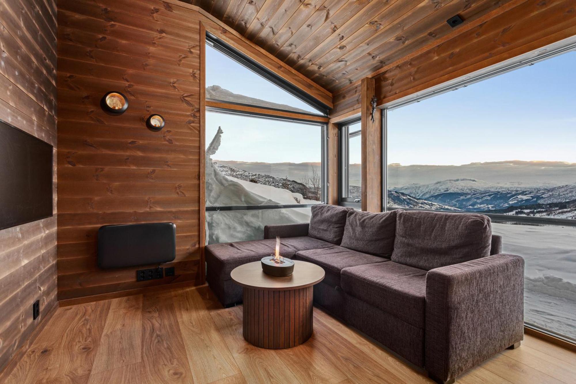 Exclusive Mountain Cabin With Spectacular Views At The Top Of Hodlekve With Possibility Of Extra Unit Σόγκνταλ Εξωτερικό φωτογραφία